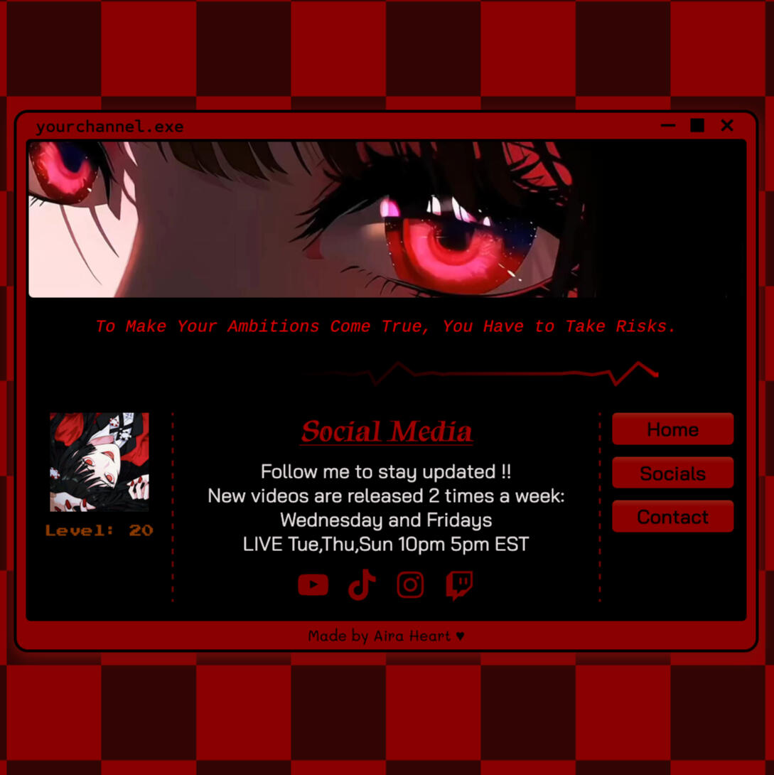 Game Over Anime Theme Carrd Template Game Over Anime Theme Carrd Template